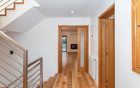 Corredor do piso dos quartos