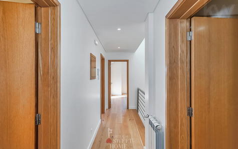 Corredor do piso dos quartos