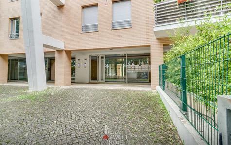 Entrance street to the building