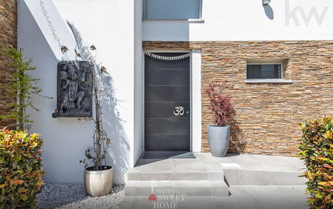 Exterior entrance of the house