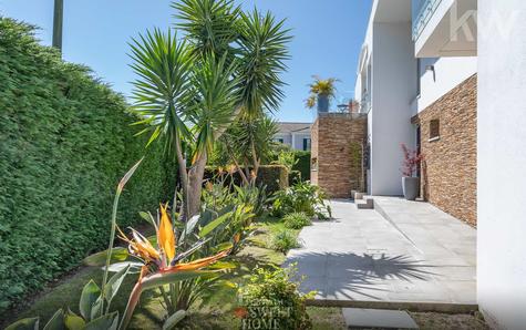 Jardim envolvente da casa