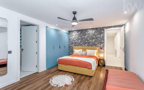 Basement suite with natural light.