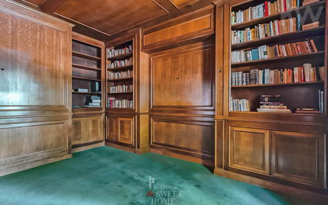 Biblioteca no piso térreo
