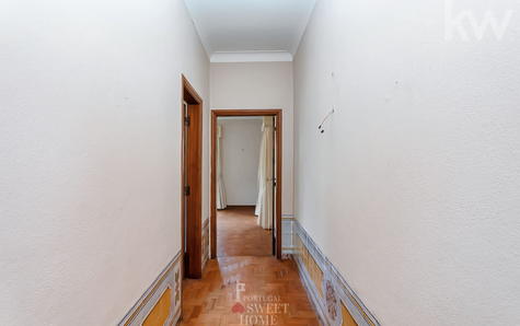 Corredor no piso superior