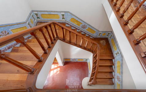 Escadaria da casa