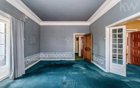 Sala no piso térreo