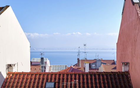 Vista rio da varanda