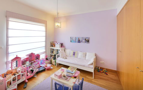 Chambre avec décoration pour enfants