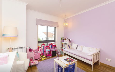 Chambre avec décoration pour enfants