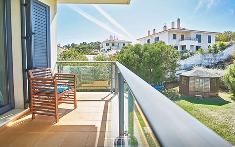 Balcony with wide view