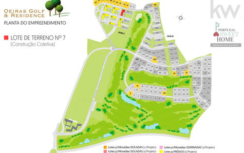 Plan du Oeiras Golf & Residence