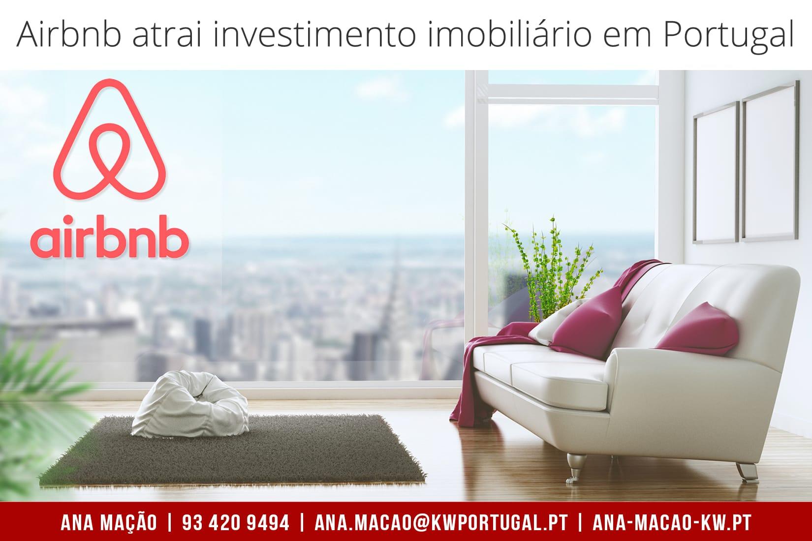 Airbnb atrai investimento imobiliário em Portugal