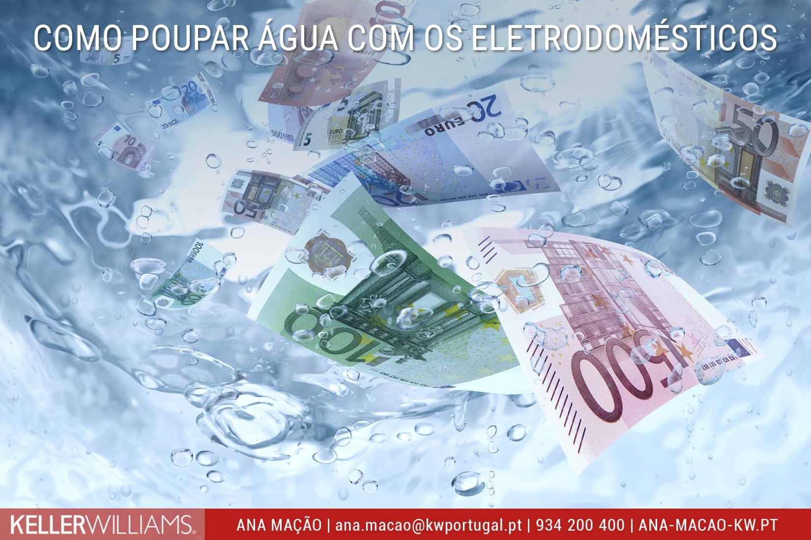 Conselhos para poupar água com os eletrodomésticos
