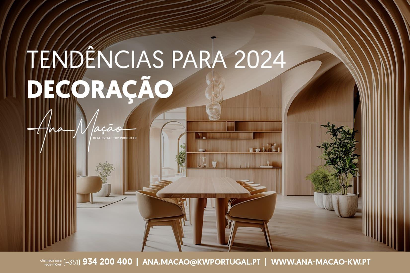 Tendências para 2024: Decoração