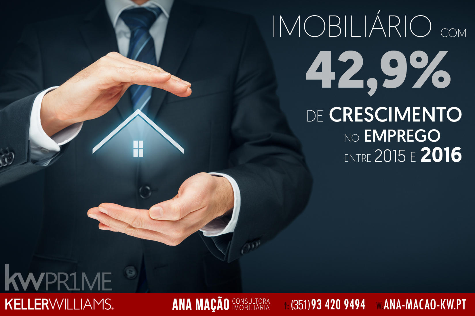 Imobiliário e emprego de mãos dadas