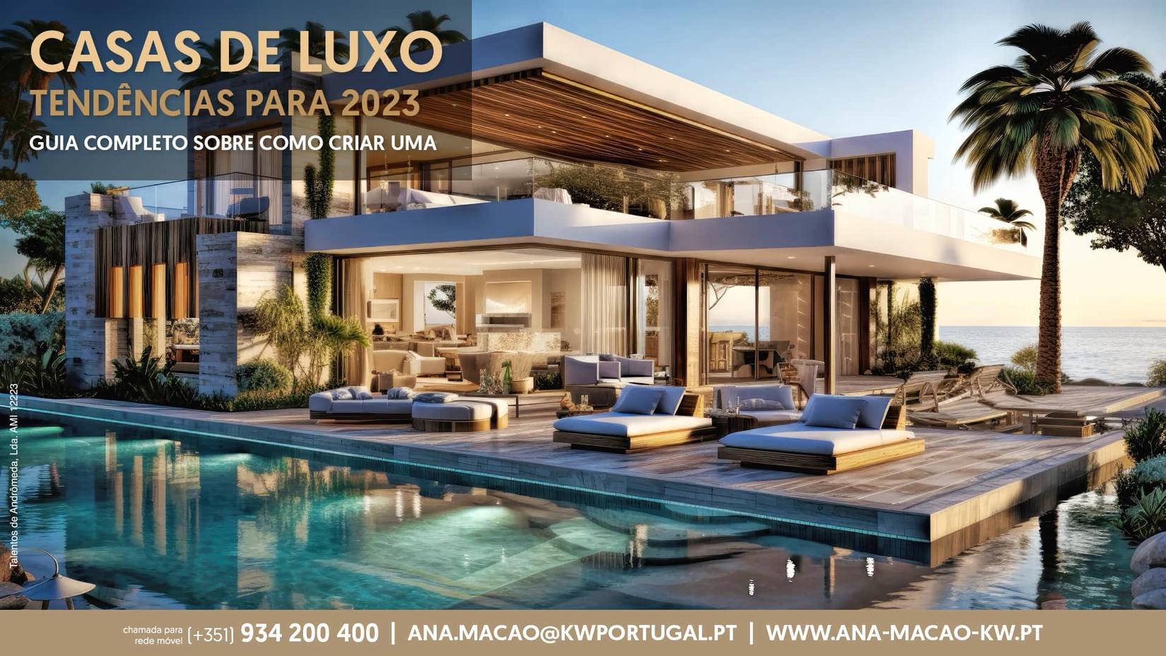 Casas de luxo, tendências para 2023