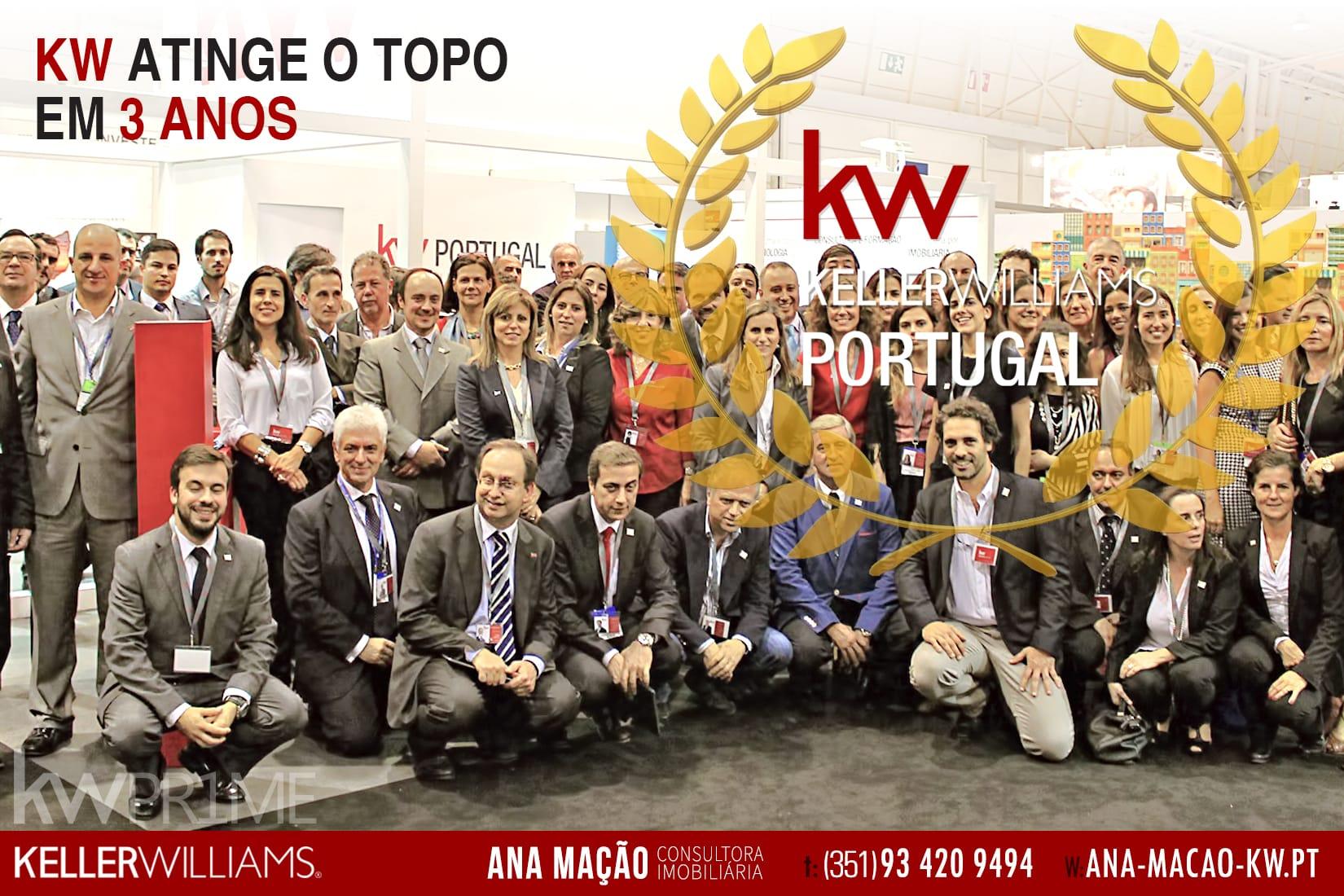 Keller Williams, 3 anos para atingir o topo em Portugal