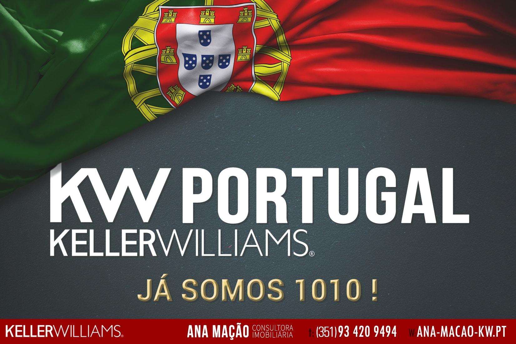 Keller Williams Portugal (KW) - 1ª país (fora dos EUA) com mais de 1000 consultores