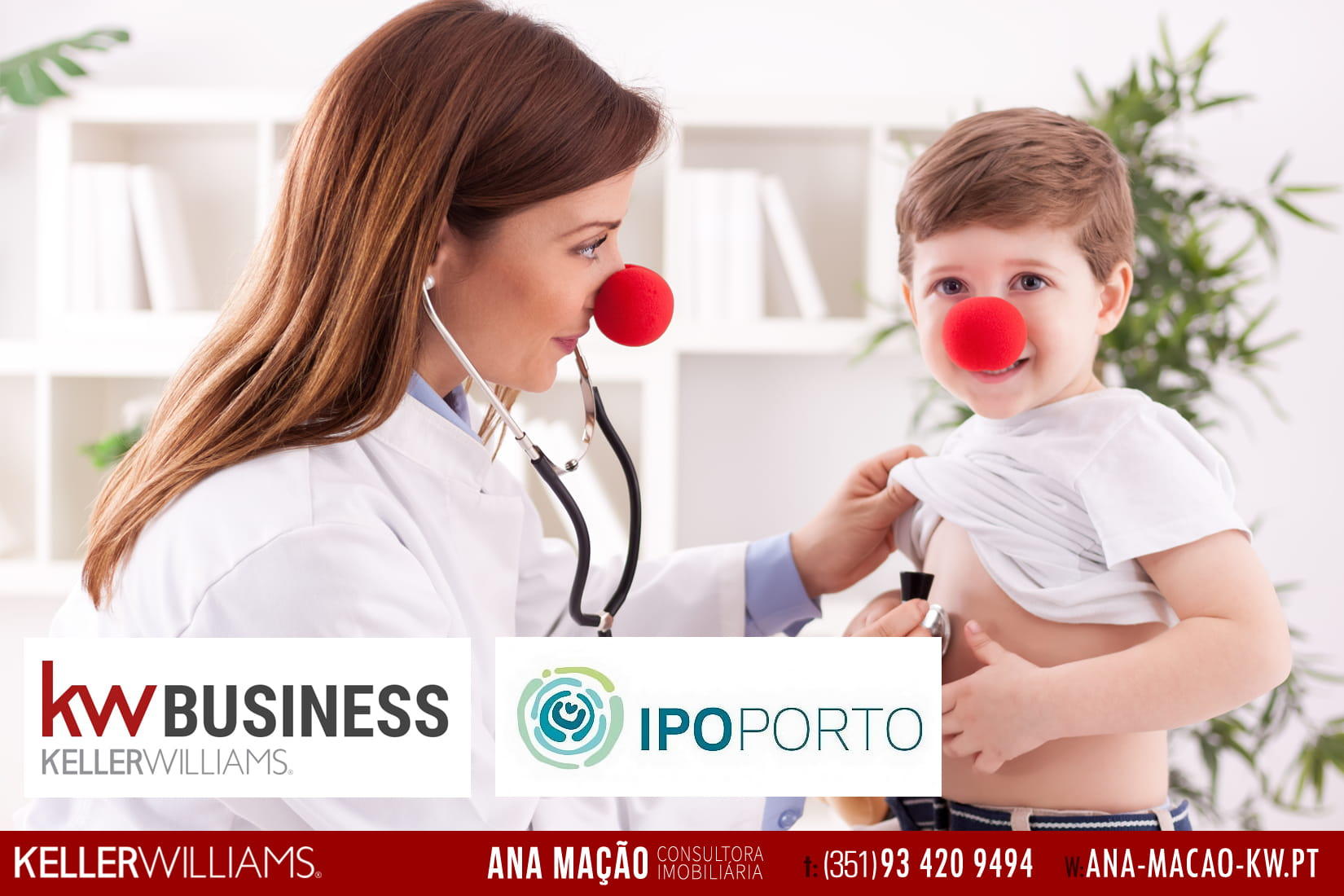 A KW Business comprou um imóvel no Porto para apoiar as crianças que necessitem de tratamento no IPO