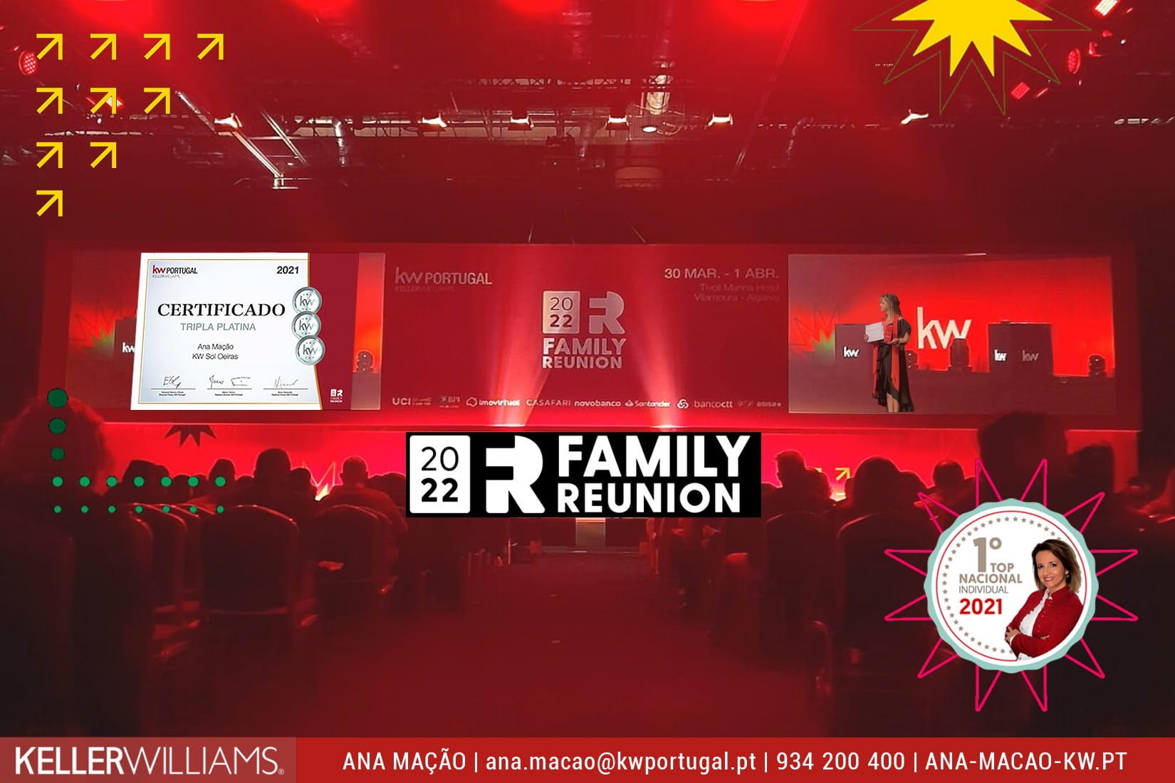 Family Reunion 2022 - Entrega de prémios - Ana Mação - Tripla Platina