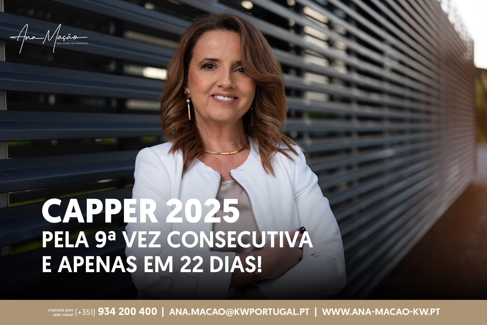 Capper 2025 pela 9ª vez consecutiva e apenas em 22 dias!
