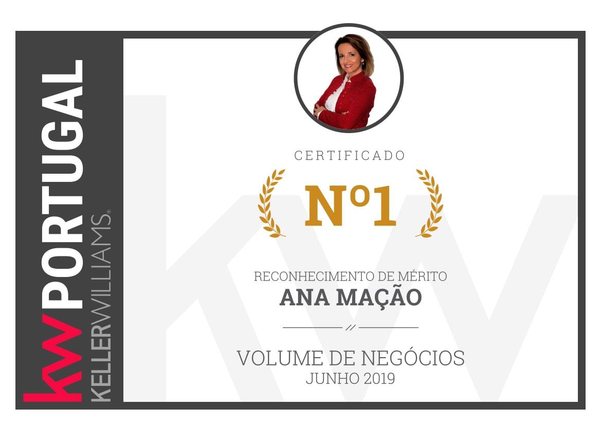 1º Lugar - Top Nacional KW Portugal - Junho 2019