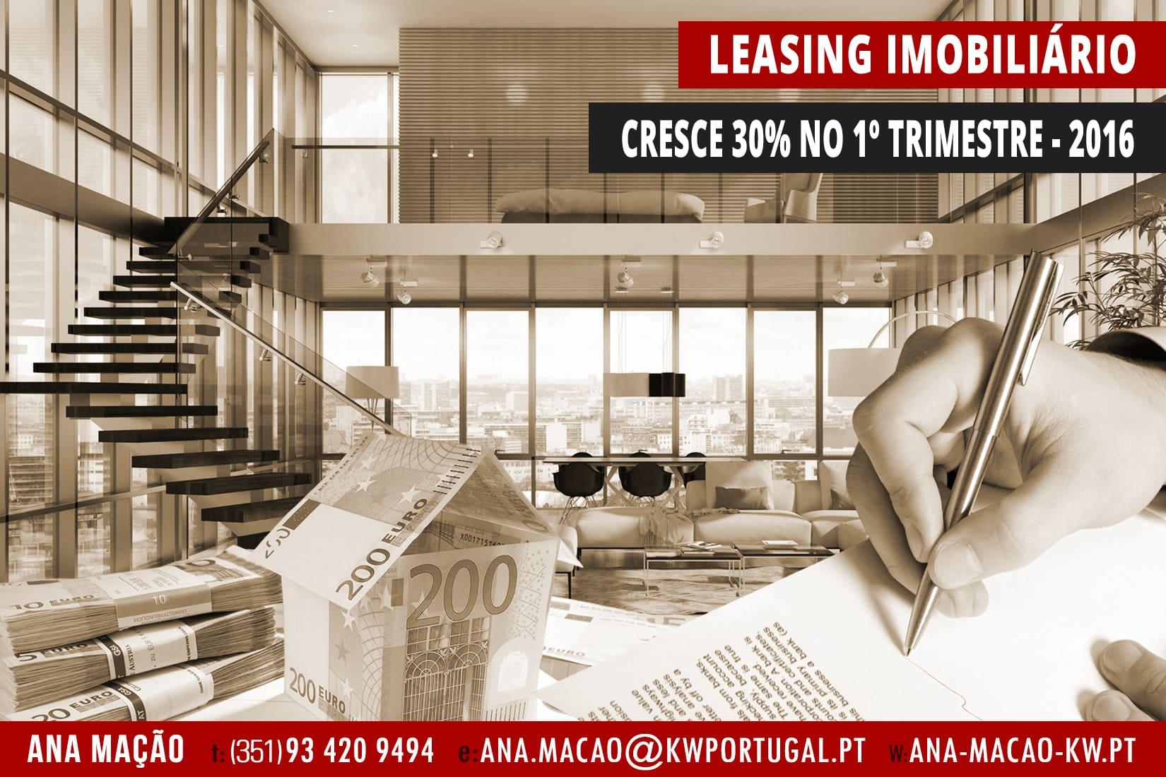 O Leasing Imobiliário cresce 30% no 1º trimestre de 2016